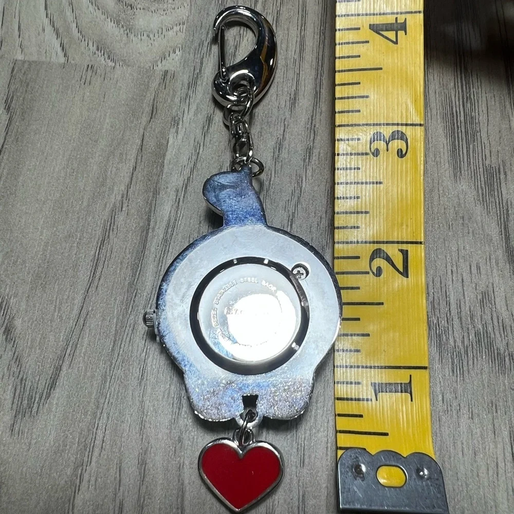 JAS Black Cat Watch Keychain